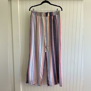 Zac & Rachel Colorful Striped Women's Dress Pant Flowy M
